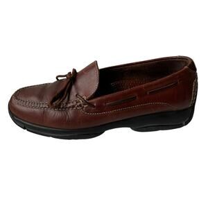 Cole Haan Loafers Brown Leather Driving Shoes Moccasins Slip On Men's Size 9.5M